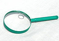 handheld magnfier 673 Series Bifocal metal handle and rim plastic lens