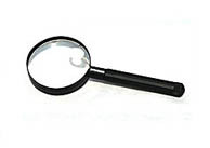 handheld magnfier 673 Series Bifocal metal handle and rim plastic lens