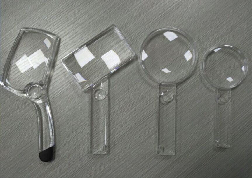 Handheld Transprant Acrylic magnifier C-10 seires C-1011 /1012/1021/1022