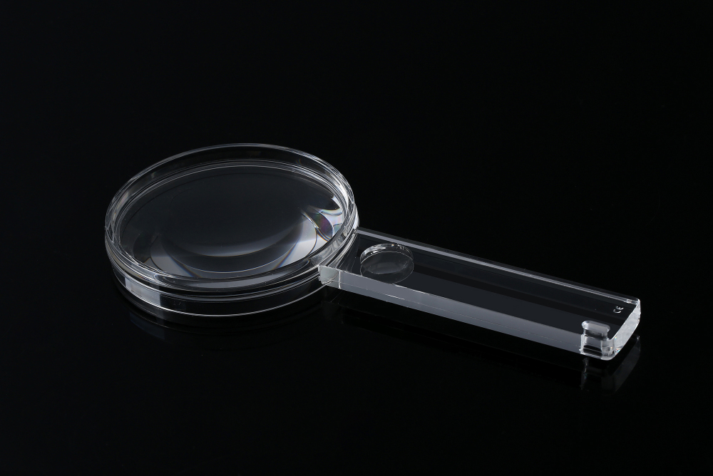 Handheld Transprant Acrylic magnifier C-10 seires C-1011 /1012/1021/1022