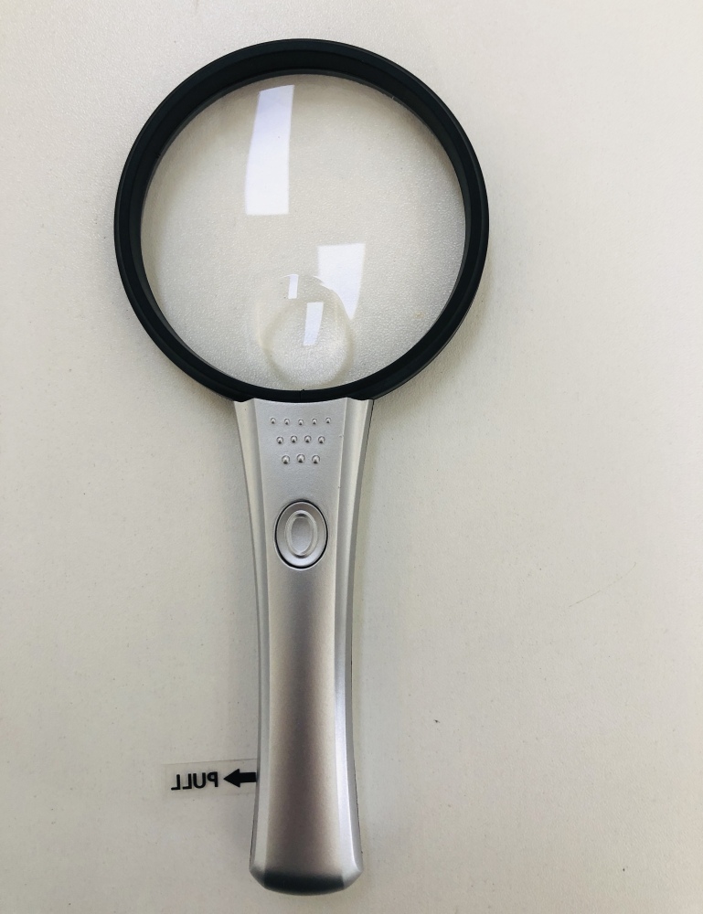 Handheld bifocals magnifier C-18075 With LED light  illumination