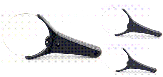 Handheld Magnifier C-677 Series with Light Illumination Rimless