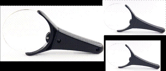 Handheld Magnifier C-677 Series with Light Illumination Rimless