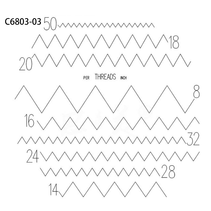 8x Standing magnifier with glass reticle C-6803 Series