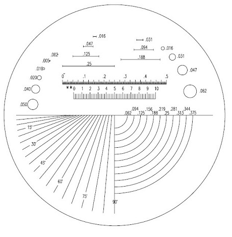 Standing magnifier 7.0X 10X with glass scale C-8013 /C-8014