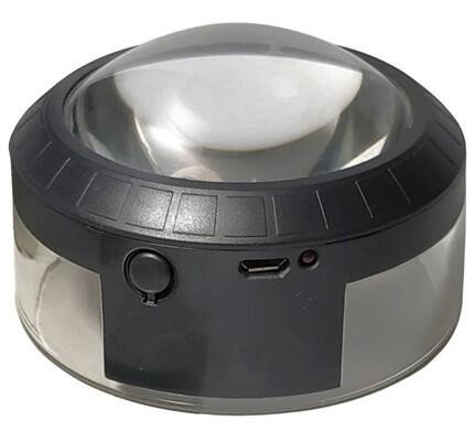 Super quality recharger LED Dome magnifier 5X C-6932 Aspheric lens