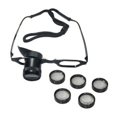 Spectacle type bifocal monocular with 5 lenses C-8541