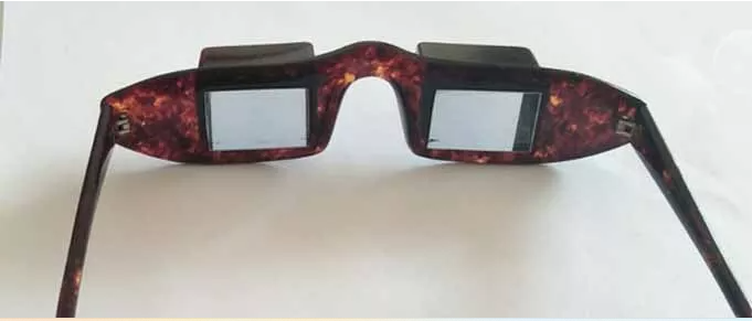 prismatic Horizontal Type Reflective  magnifier Glasses for Lying Reading and Watching TV C-8104