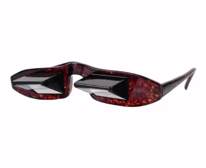 prismatic Horizontal Type Reflective  magnifier Glasses for Lying Reading and Watching TV C-8104