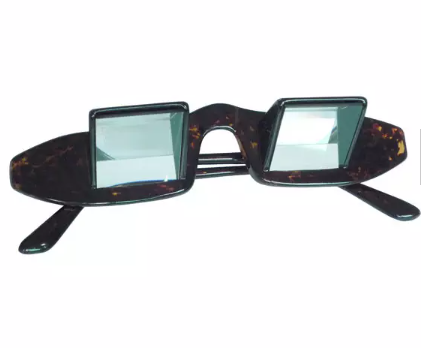 prismatic Horizontal Type Reflective  magnifier Glasses for Lying Reading and Watching TV C-8104
