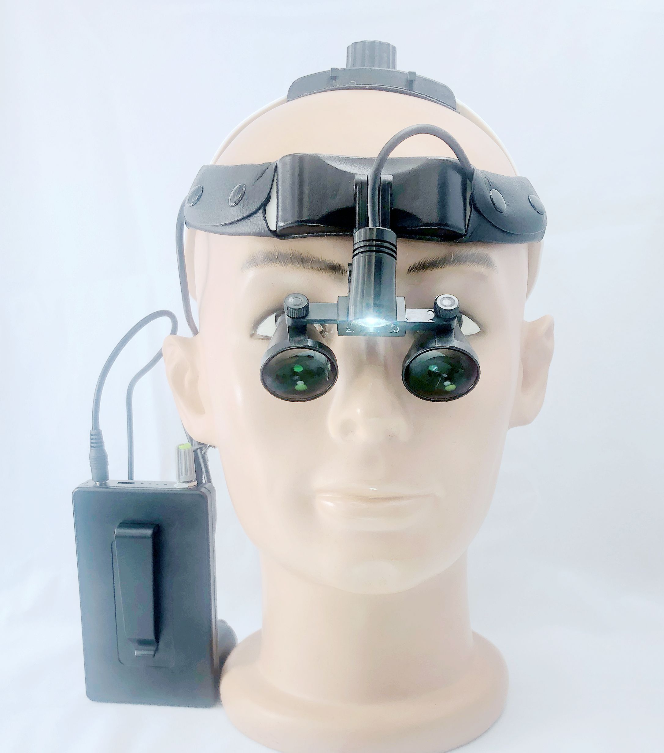 Headband medical lamps CHL-M08P-CP-H with  Dental Surgical loupes 2.5x 3.0x 3.5X