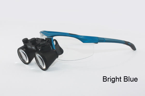CHL medical light CHL-JC-M06C-BP with Flip Up dental surgical loupes  2.5x 3.0x 3.5x with Sports frames