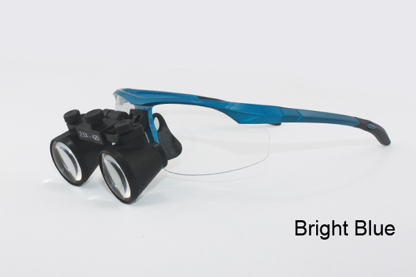 CHL medical light CHL-JC-M08P-CP with Flip Up dental surgical loupes  2.5x 3.0x 3.5x with Sports frames