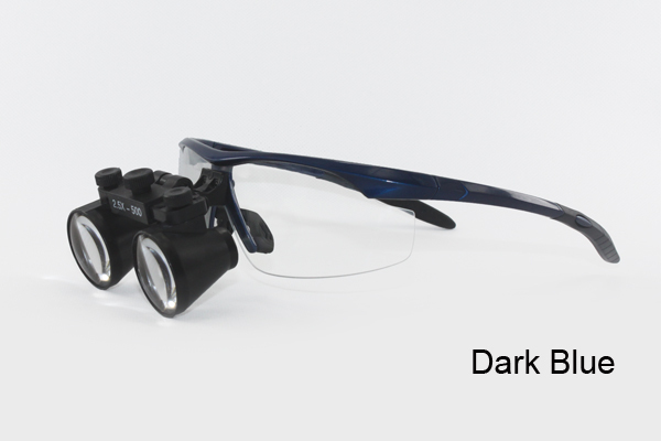 CHL medical light CHL-JC-M08B-CP with Flip Up dental surgical loupes  2.5x 3.0x 3.5x with Sports frames