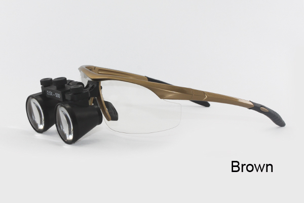 CHL medical light CHL-JC-M08P-CP with Flip Up dental surgical loupes  2.5x 3.0x 3.5x with Sports frames
