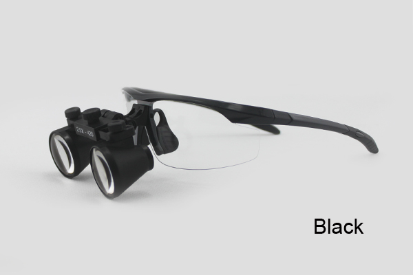 CHL medical light CHL-JC-M08P-CP with Flip Up dental surgical loupes  2.5x 3.0x 3.5x with Sports frames
