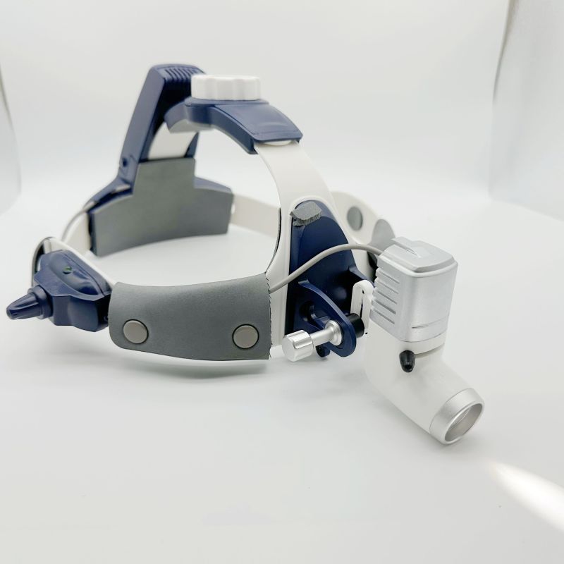 Headband Surgical LED light CKD205AY-2 with Galilean Loupes 2.5X 3.0X 3.5X  5W  (cordless)    2 pieces  battery