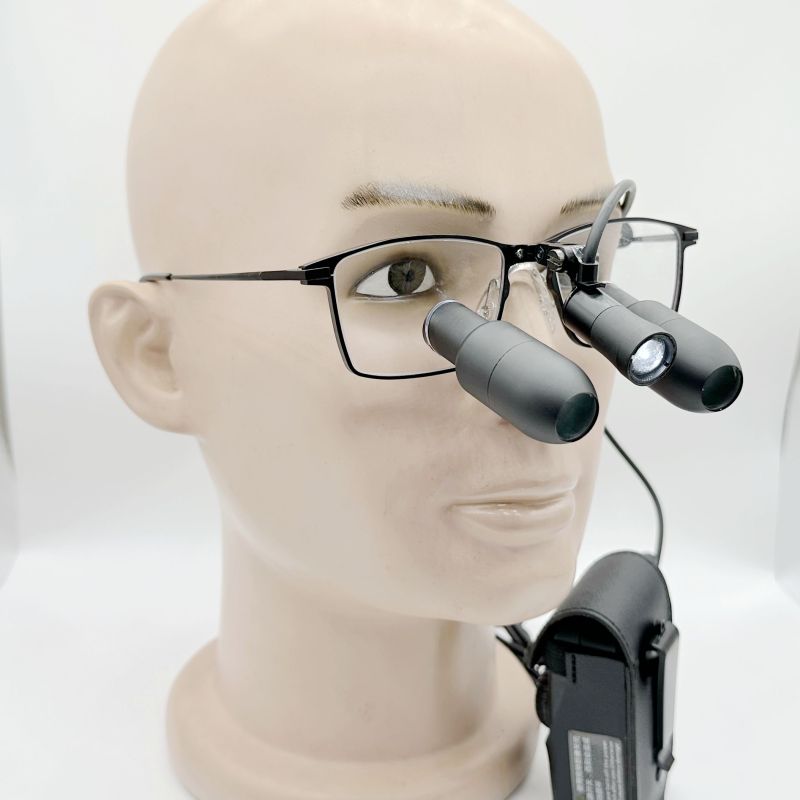 Careoptik Custom Made TTL Prismatic (Kepler) Dental Surgical Loupes with Medical Headlight CHL-M06