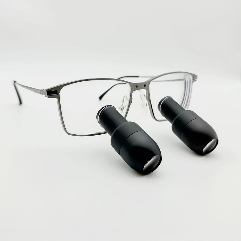 Careoptik Custom-Made TTL Prismatic (Kepler) Dental Surgical Loupes 4.0X 5.0X 6.0X With Titanium Frames