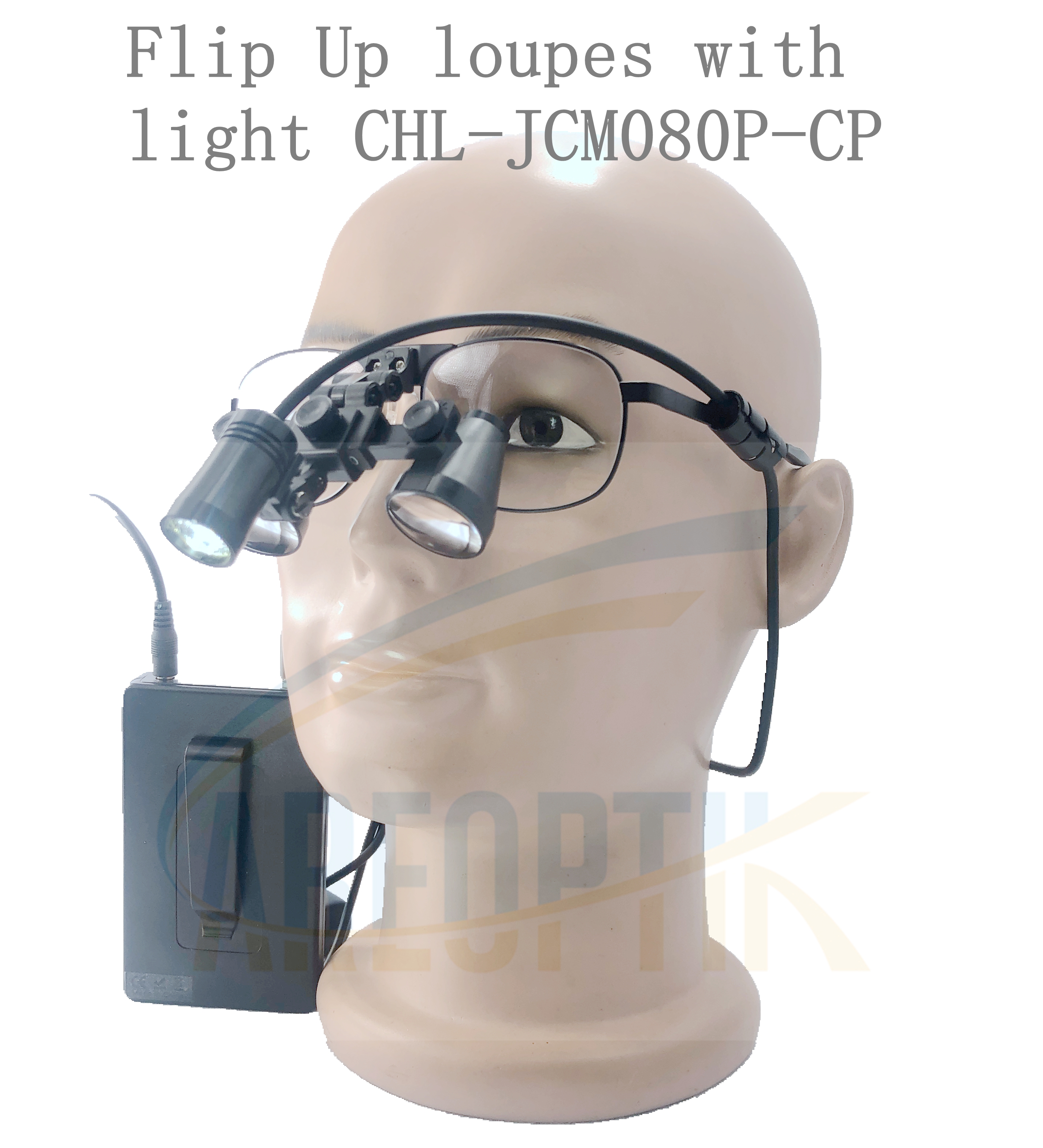 careoptik flip up loupes with lights