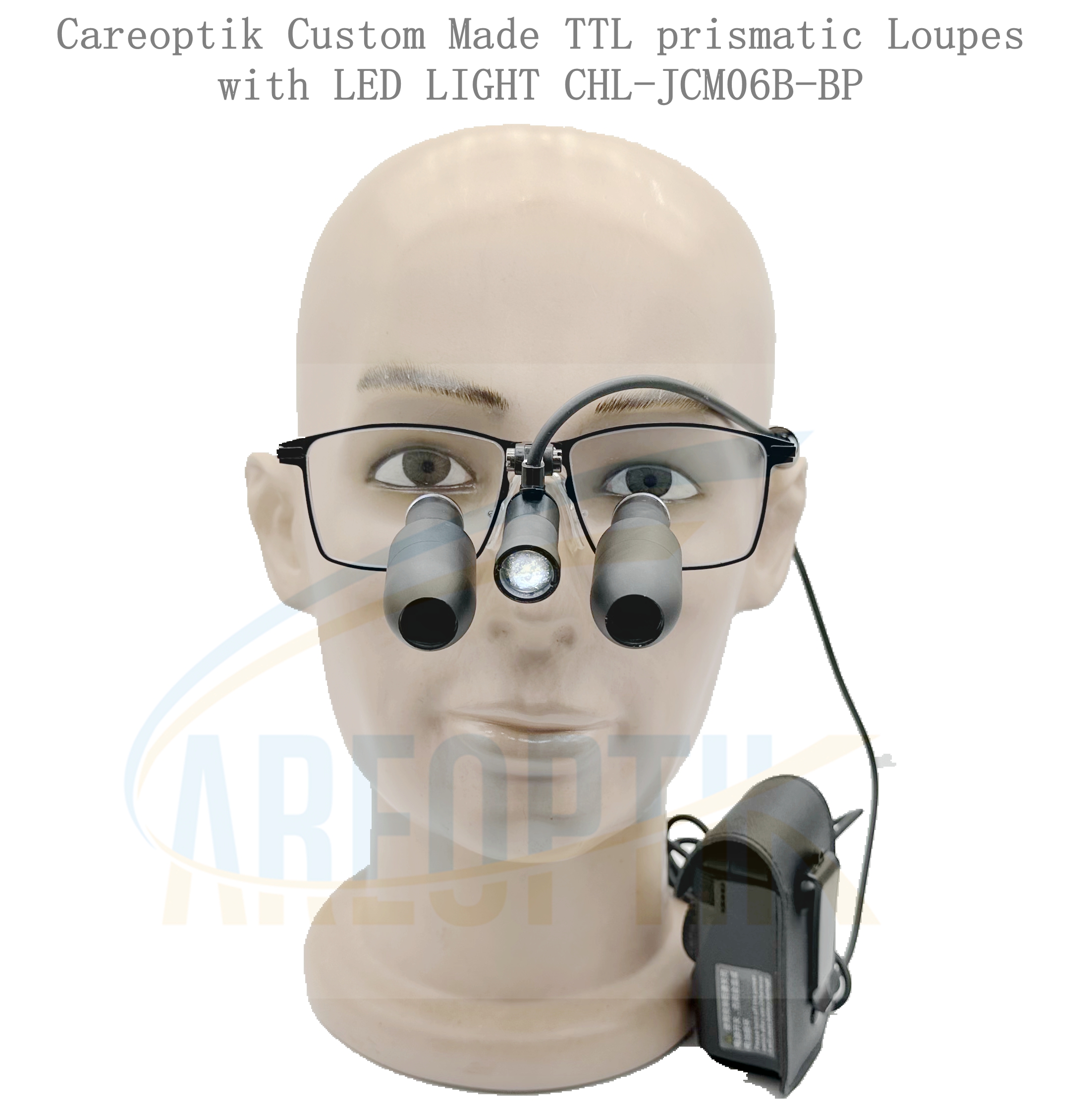 careoptik TTL prismatic loupes with light