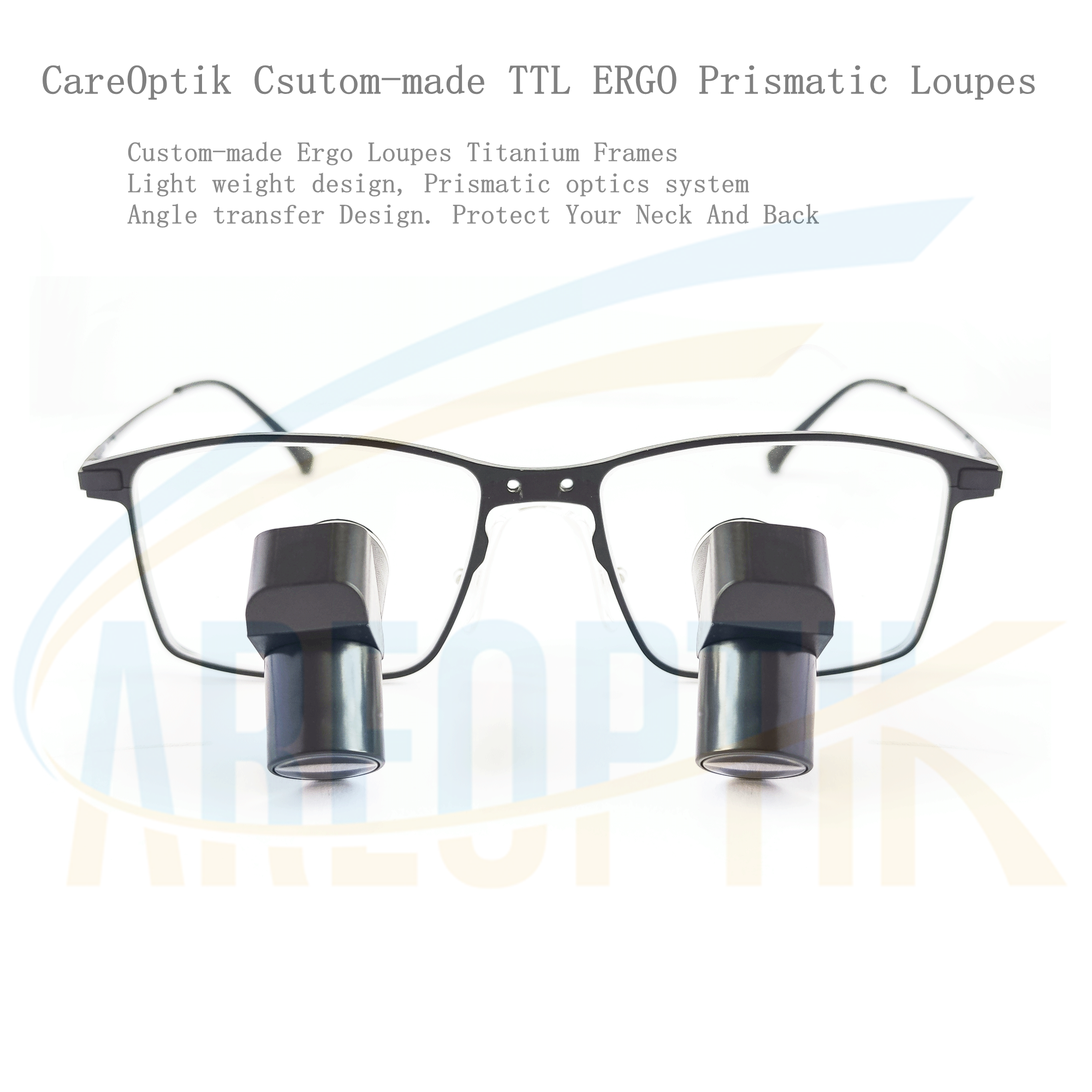 CareOptik Custommade Ergo TTL Prismatic Loupes 3.5x 4.5x 5.5x 6.5x