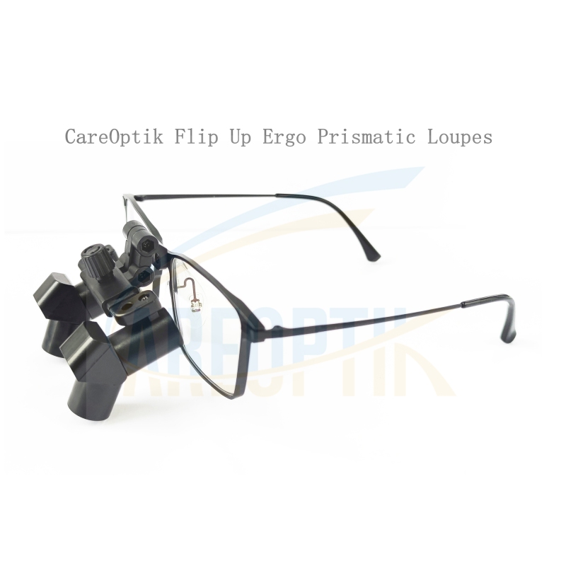 CareOptik Ergo Flip Up Prismatic Loupes 3.5x 4.5x 5.5x 6.5x