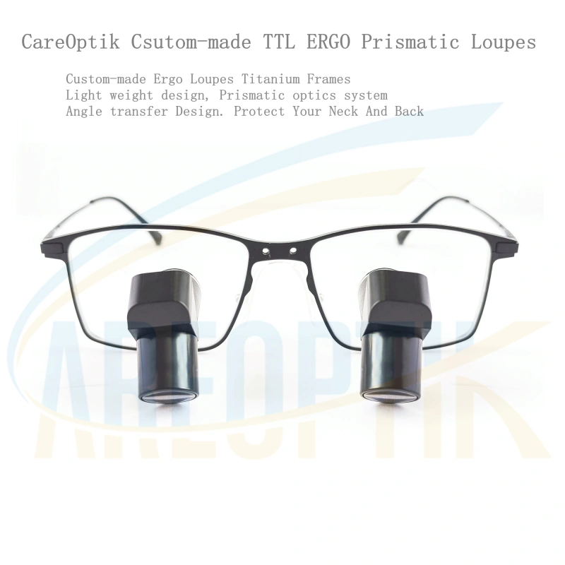 CareOptik Custom-made TTL Ergo Prismatic Loupes 3.5x 4.5x 5.5x 6.5x