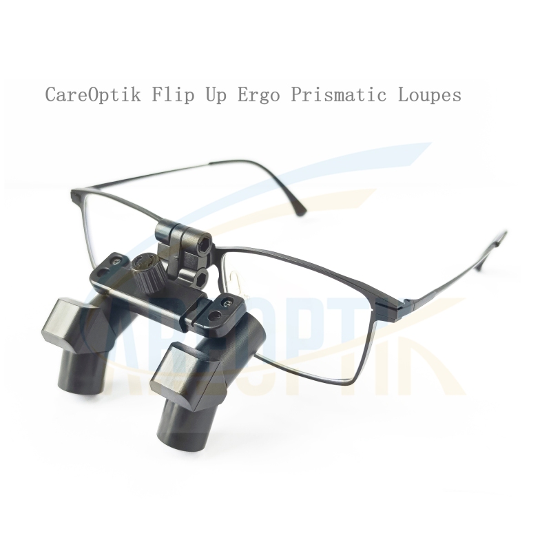 CareOptik Ergo Flip Up Prismatic Loupes 3.5x 4.5x 5.5x 6.5x
