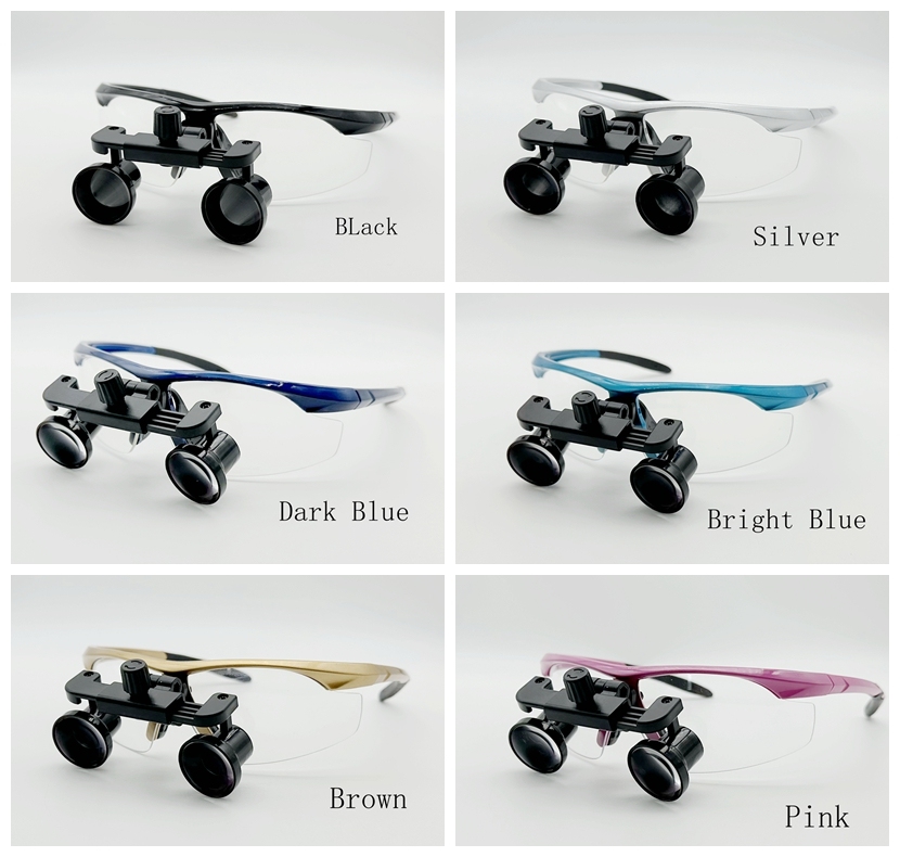 New Flip Up dental loupes surgical loupes 2.5x 3.0x 3.5x with Sports frames CHL serie
