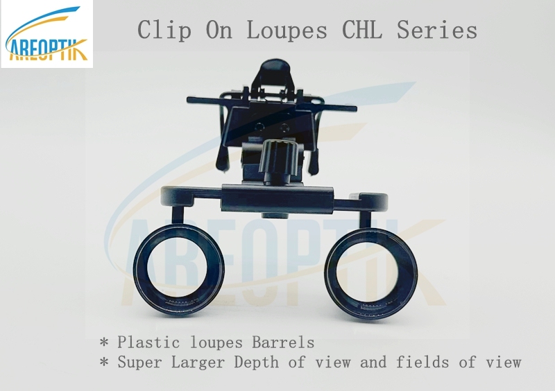 New Clip On Galilean Dental Surgical Medical loupes 2.5x 3.0x 3.5X CHL Series