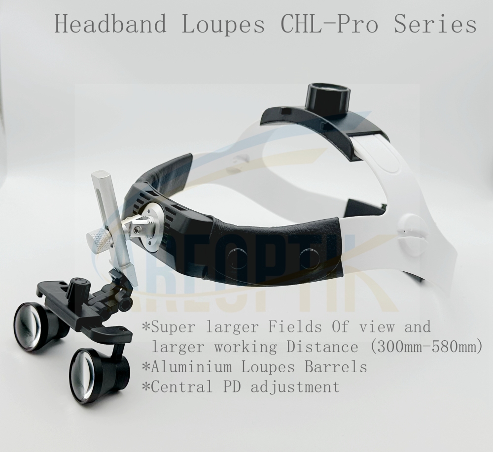 CHL-Pro Series Headband Galilean dental loupes surgical loupes 2.5X 3.0X 3.5x