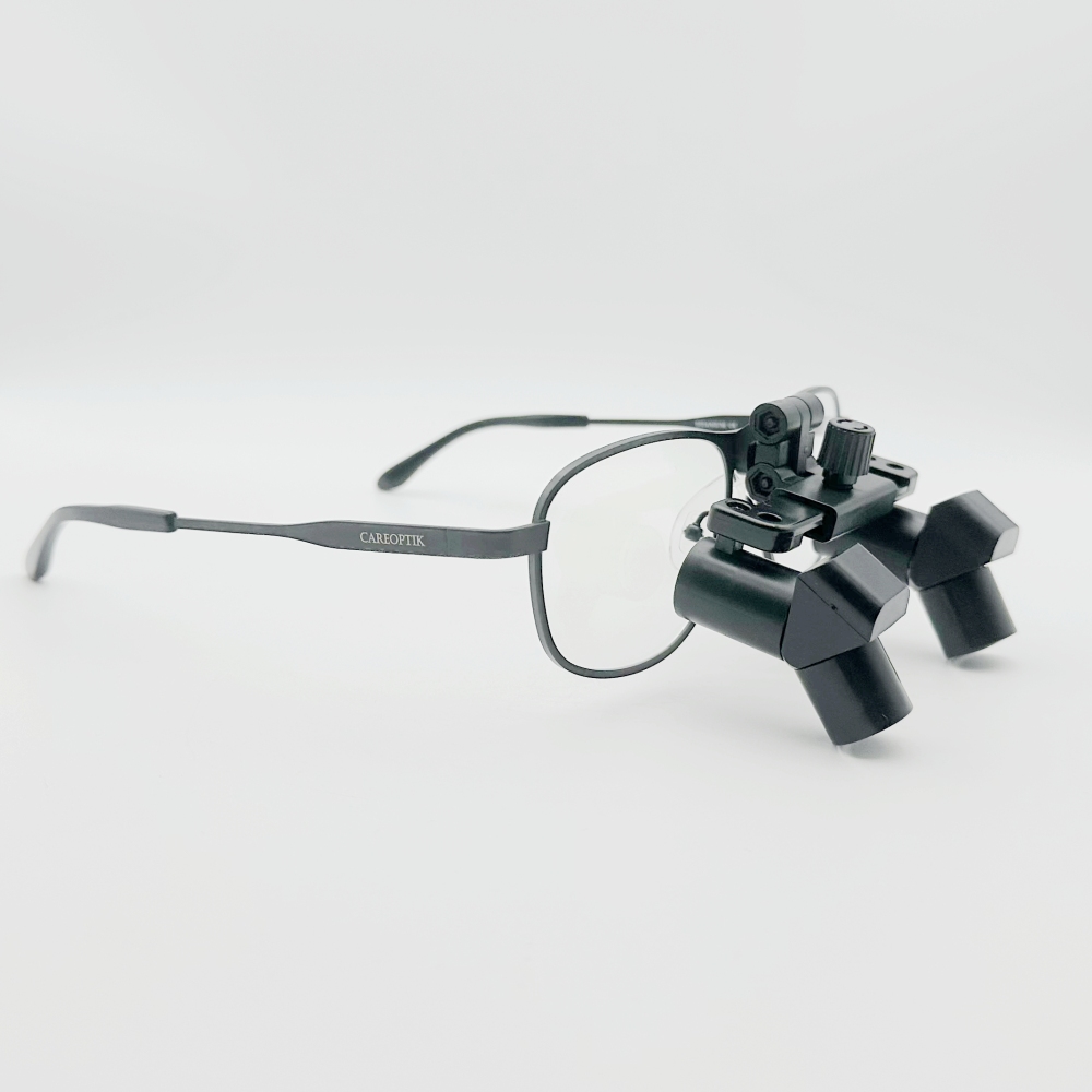 CareOptik Flip Up Ergo Prismatic Dental Surgical Loupes 3.5x 4.5x 5.5x 6.5x