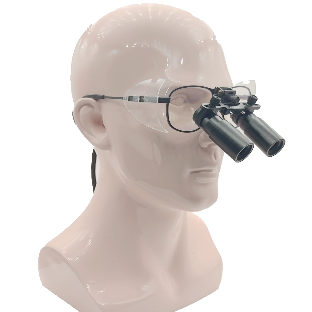 Flip Up Prismatic (Kepler) Loupes 3.0x-8.0x with Titanium Frames