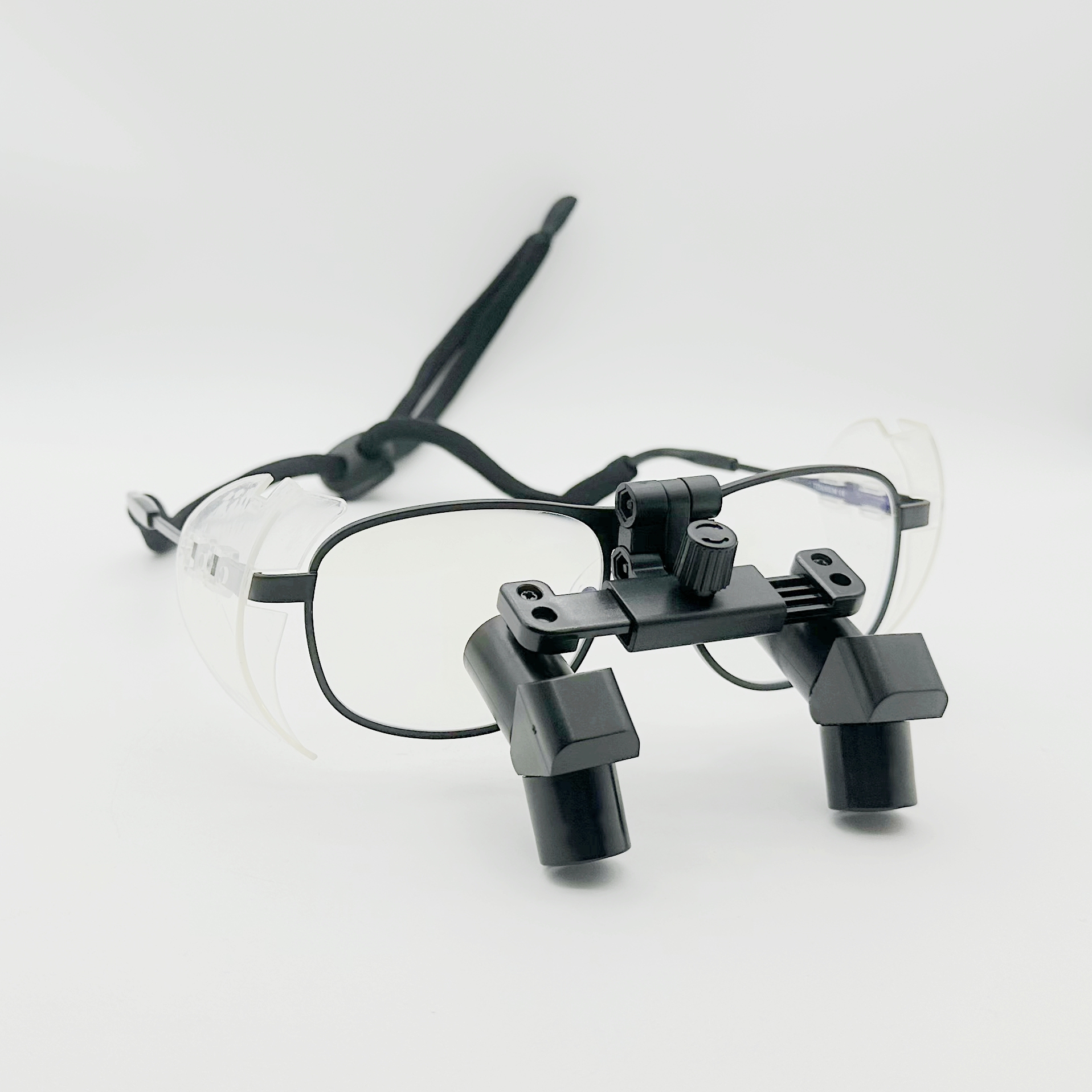 Care Optik LED Light CHL-JCM-08P-CP with Flip Up Ergo Prismatic Dental Surgical Loupes 3.5x 4.5x 5.5x 6.5x