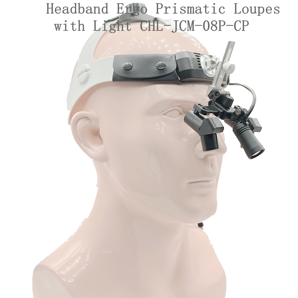 CareOptik Headband Ergo Prismatic Dental Surgical Loupes 3.5x 4.5x 5.5x 6.5x