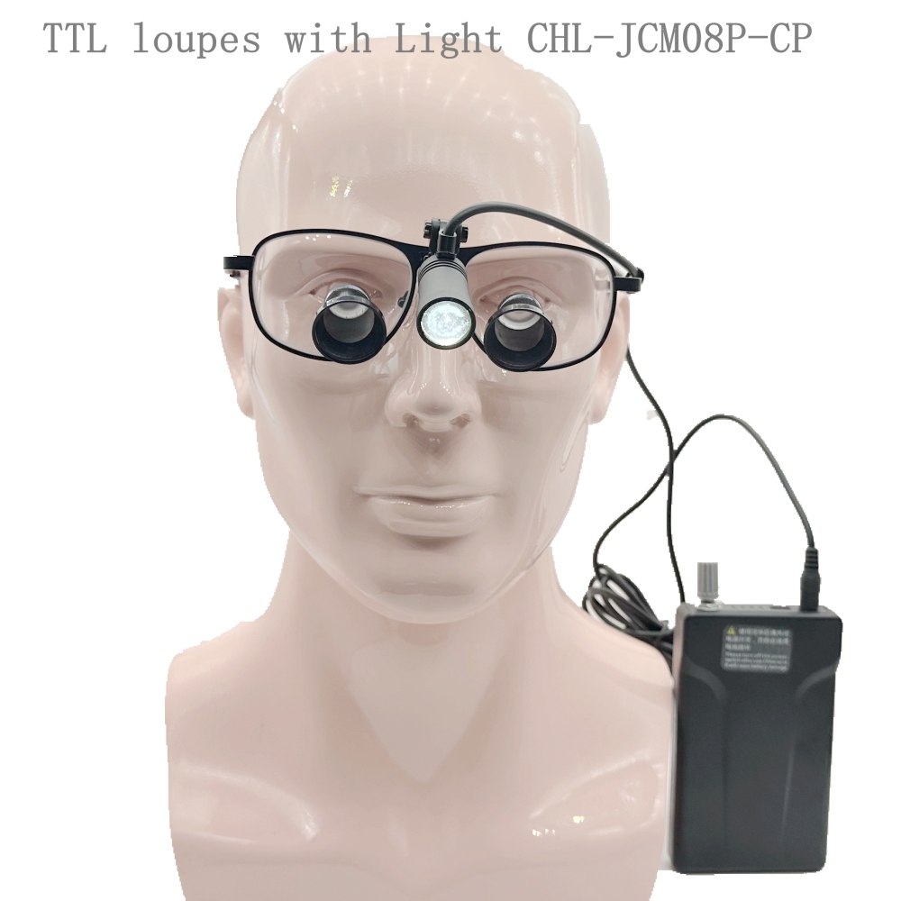 New Design Custom-Made TTL Dental loupes Surgical loupes Medical Magnifying Glasses 2.5x 3.0x 3.5x Titanium Frames