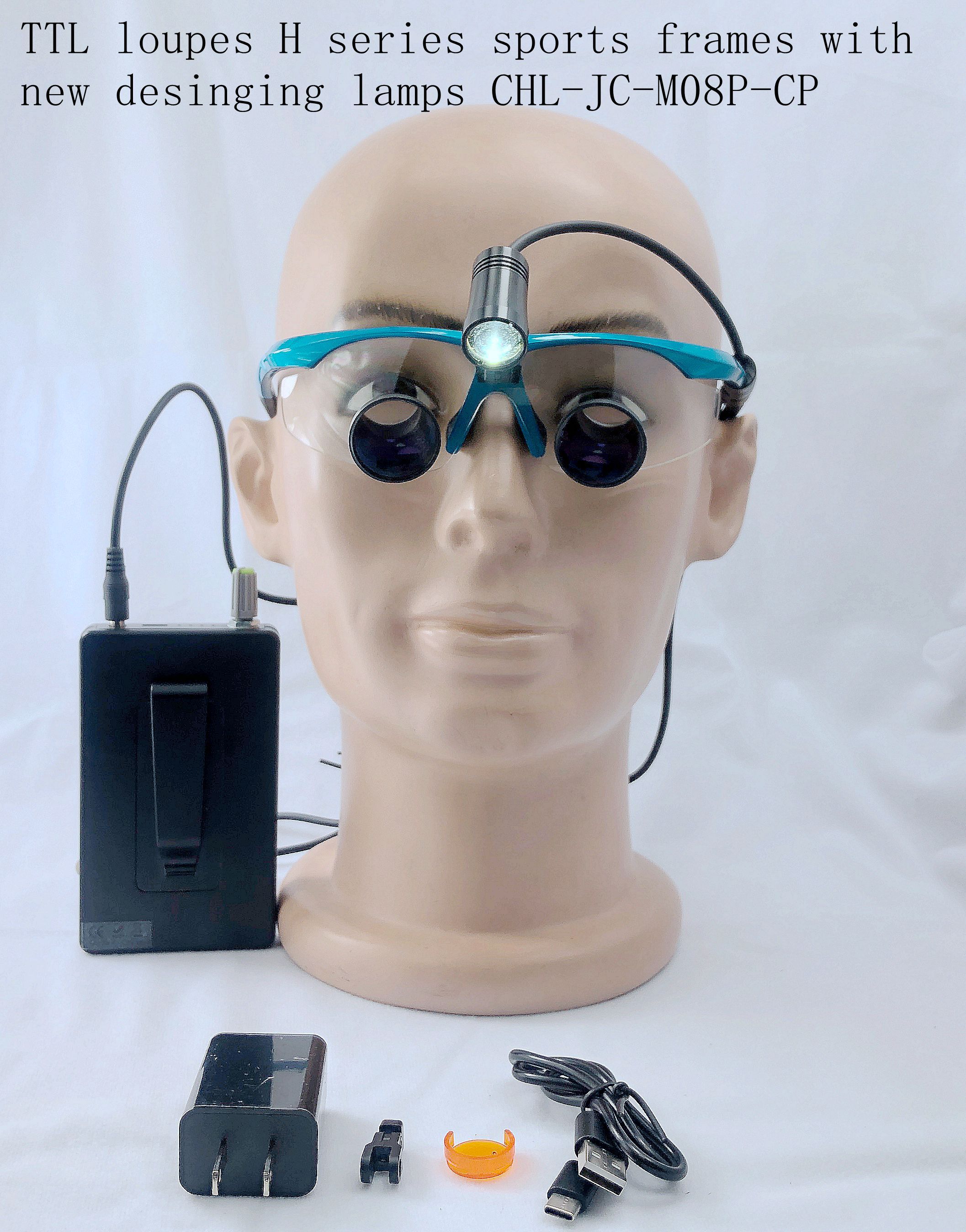 Custom Made TTL Dental Surgical Loupes 2.5x 3.0x 3.5x with Sports frames