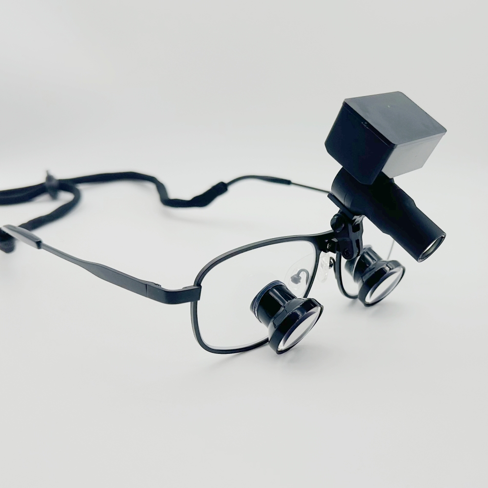 Custom-made TTL loupes Titanium Frames with cordless medical Lights CHL-D