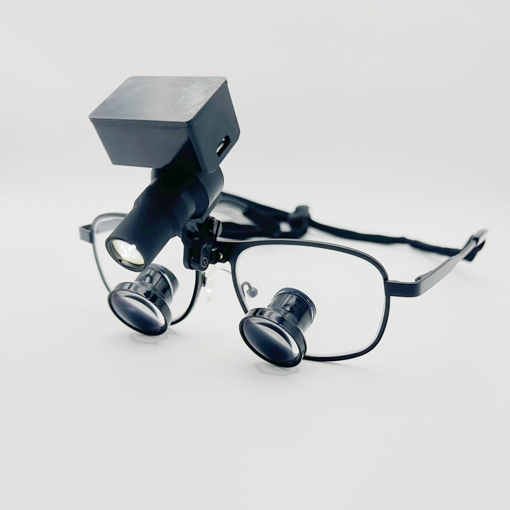 Custom-made TTL loupes Titanium Frames with cordless medical Lights CHL-D