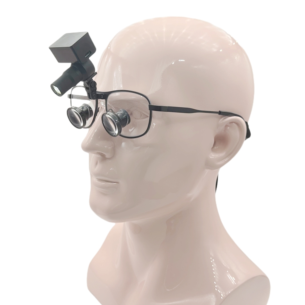 Custom-made TTL loupes Titanium Frames with cordless medical Lights CHL-D
