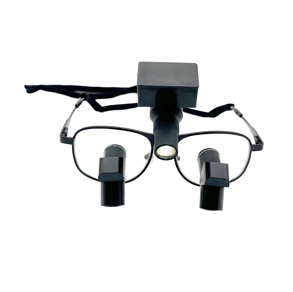CareOptik Custom-made Ergo TTL Prismatic Loupes 3.5x 4.5x 5.5x 6.5x with Cordless Medical Light CHL-D
