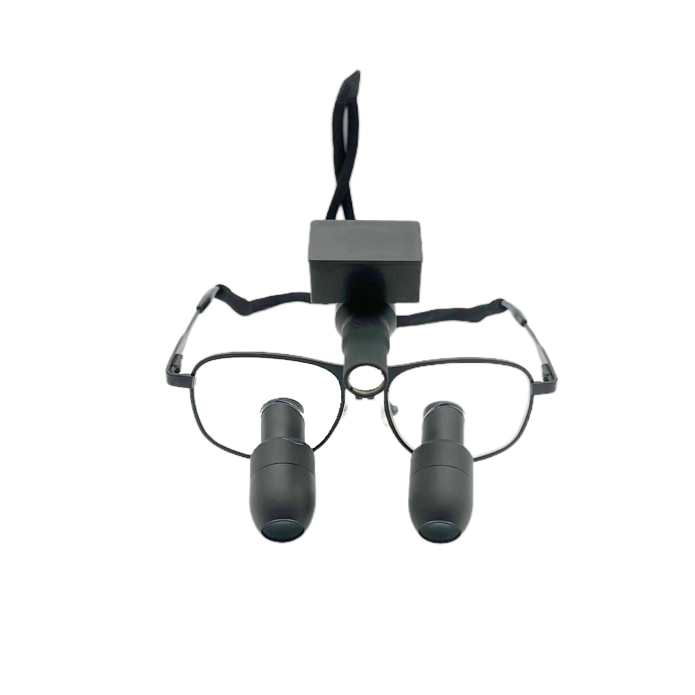 Custom-Made TTL Prismatic Dental Surgical Loupes 4.0X 5.0X 6.0X Titanium Frames with Cordless Lights CHL-D
