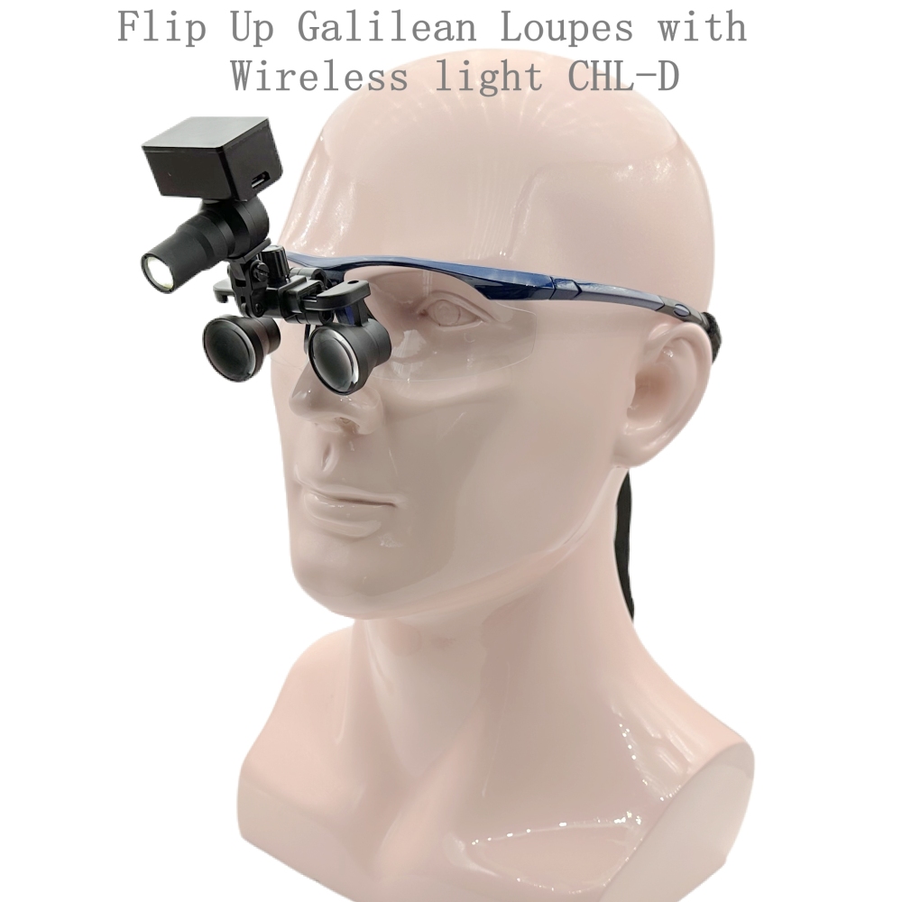CHL Flip Up dental loupes surgical loupes 2.5x 3.0x 3.5x with Sports frames CHL serie