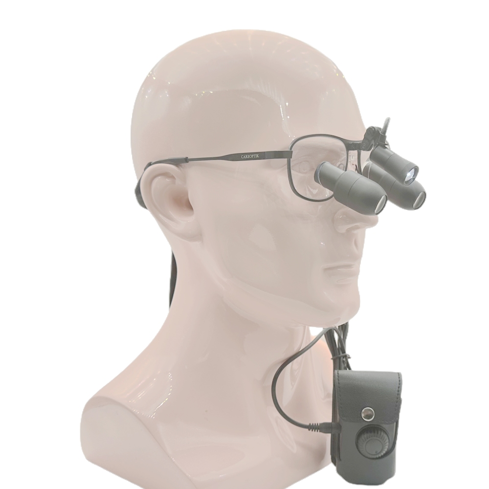 Careoptik Custom Made TTL Prismatic (Kepler) Dental Surgical Loupes with Medical Headlight CHL-M06