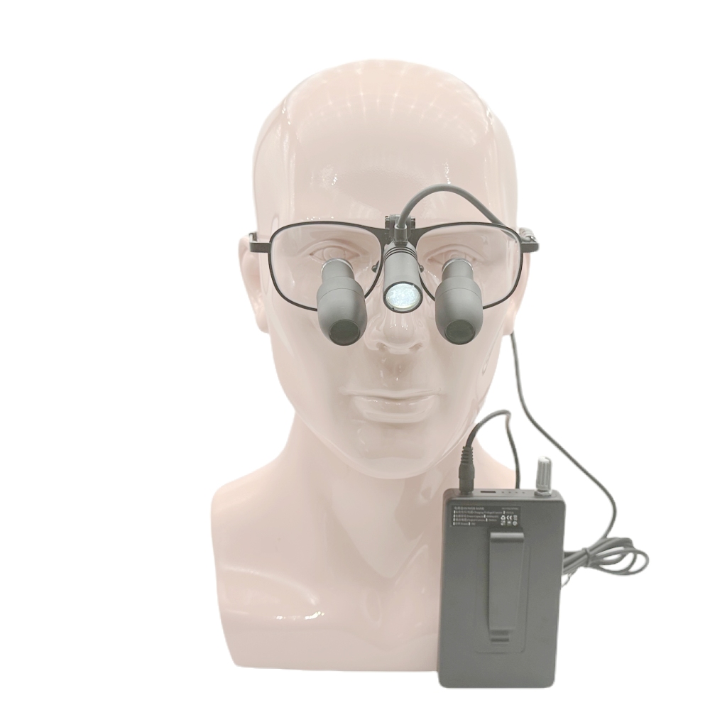 Careoptik Custom Made TTL Prismatic (Kepler) Dental Surgical Loupes with Medical Headlight CHL-M08