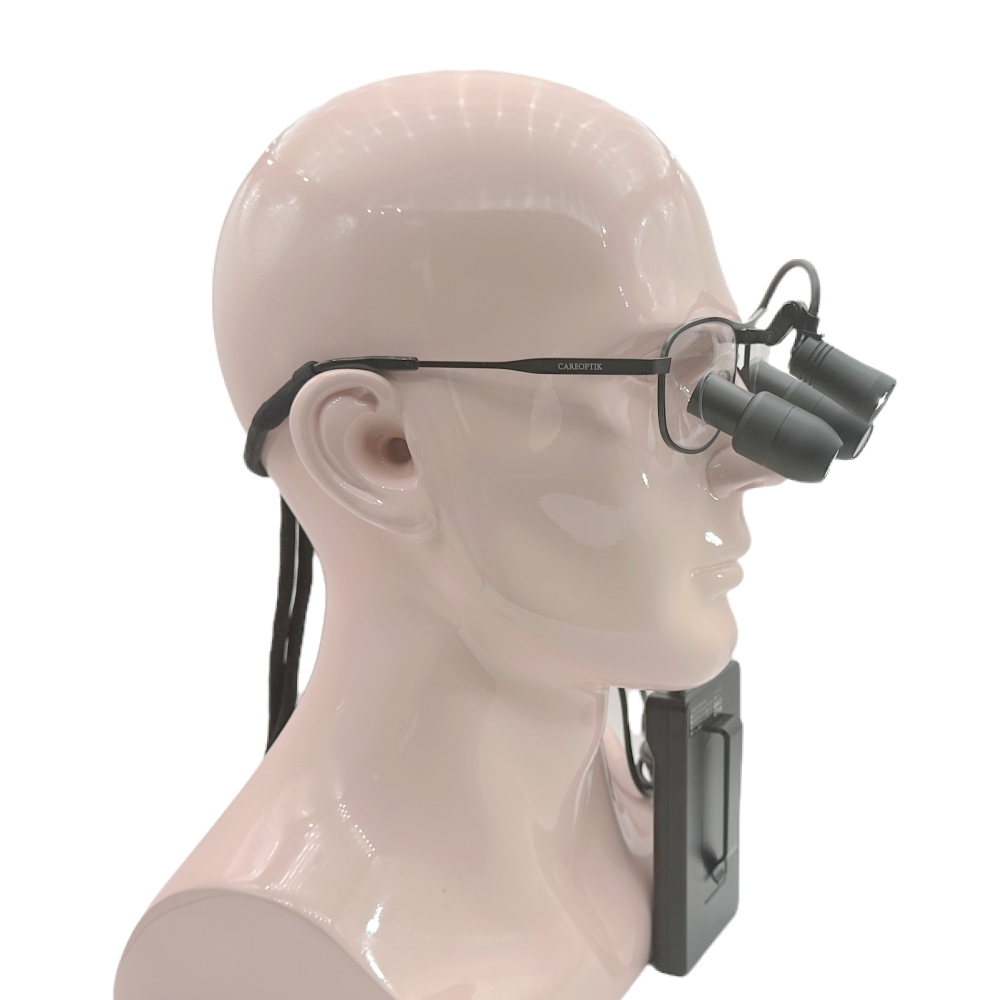Careoptik Custom Made TTL Prismatic (Kepler) Dental Surgical Loupes with Medical Headlight CHL-M08