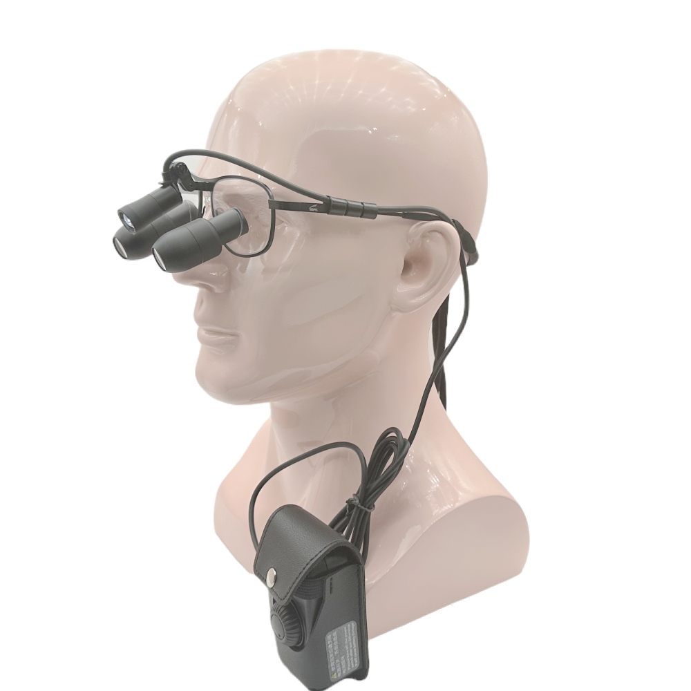 Careoptik Custom Made TTL Prismatic (Kepler) Dental Surgical Loupes with Medical Headlight CHL-M06