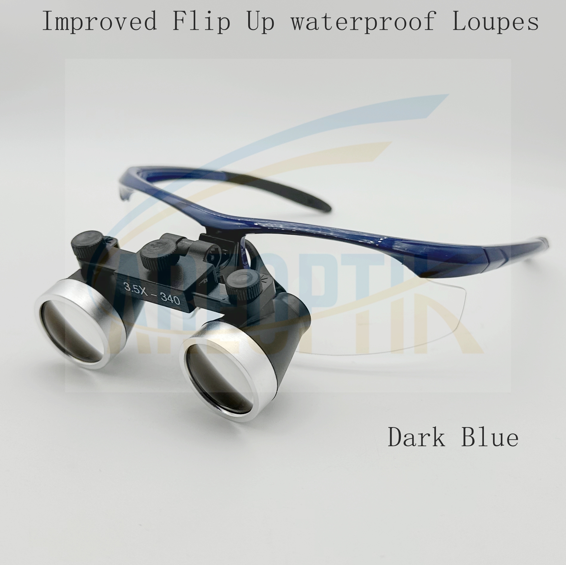 Improved Flip Up dental surgical waterproof loupes 2.5x 3.0x 3.5x Sports Frames