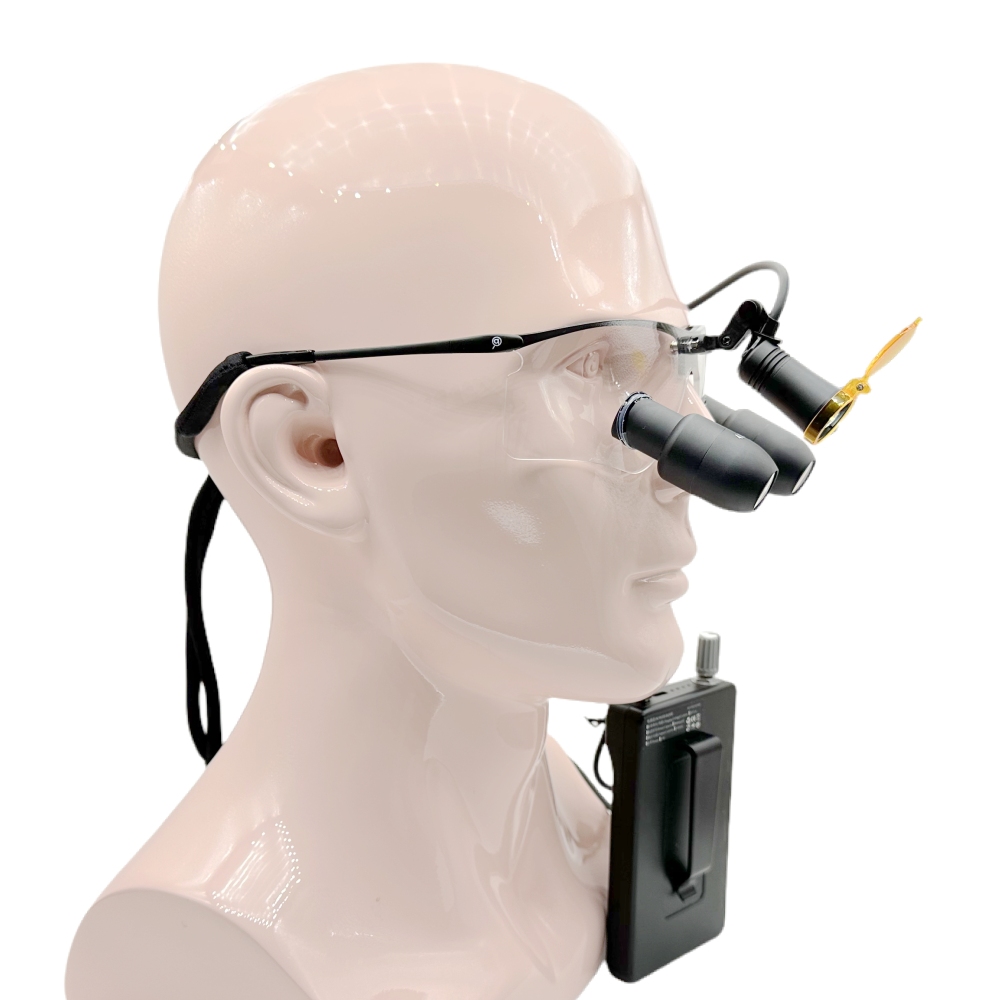 New Sporty Custom-Made TTL Prismatic (Kepler) Dental Surgical Loupes 4.0X 5.0X 6.0X With  Sporty Titanium Frames